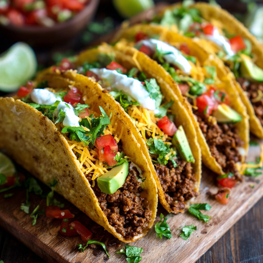 Ground Beef Tacos - Ground Beef Tacos