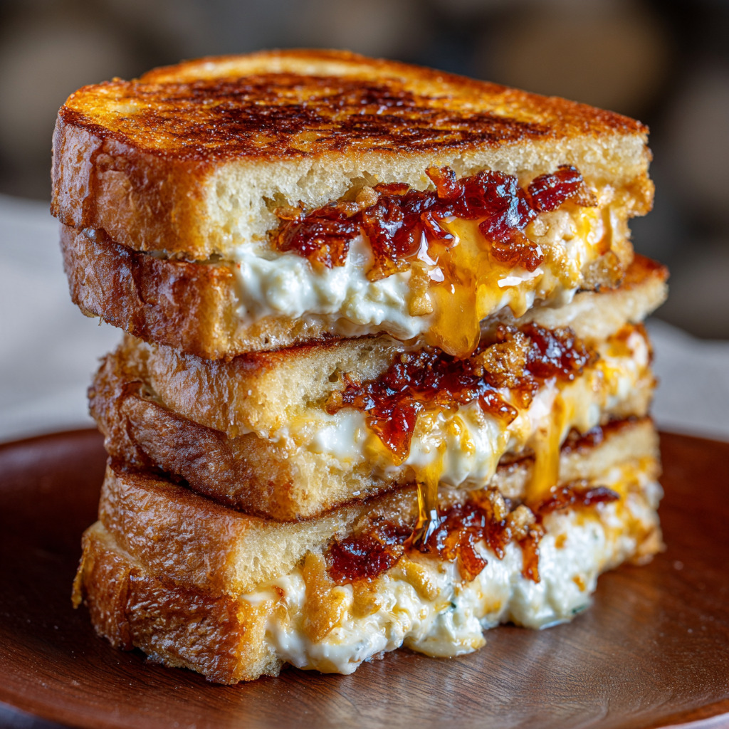 Smashed Brioche Grilled Cheese