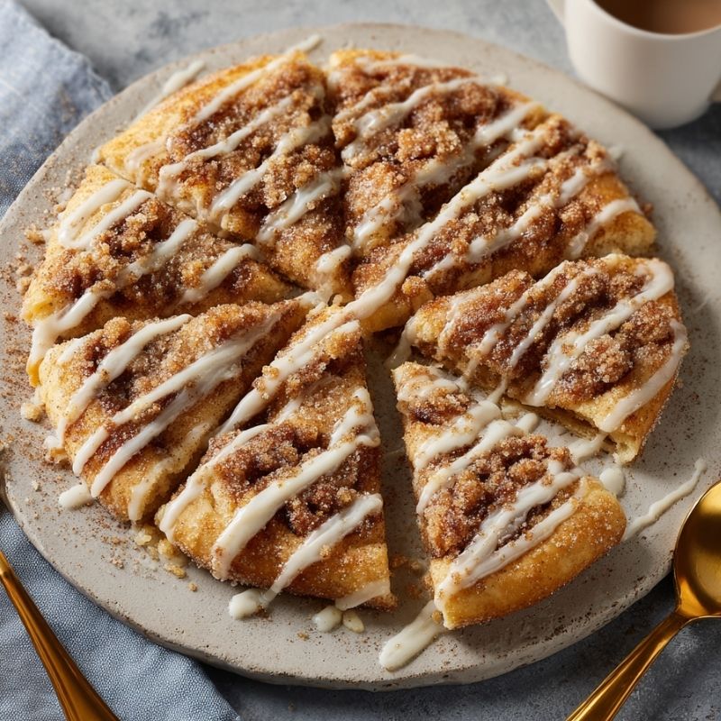 Irresistible Cinnamon-Sugar Pizza Made with Crescent Rolls
