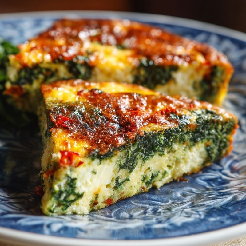 Delicious Cottage Cheese And Spinach Crustless Quiche - PP33 Thumb Delicious Cottage Cheese And Spinach Crustless Quiche