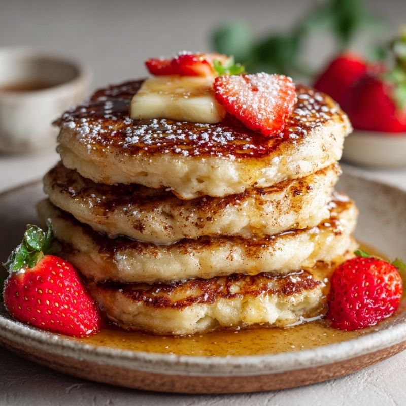 Irresistible Vanilla Cinnamon Buttermilk Pancakes