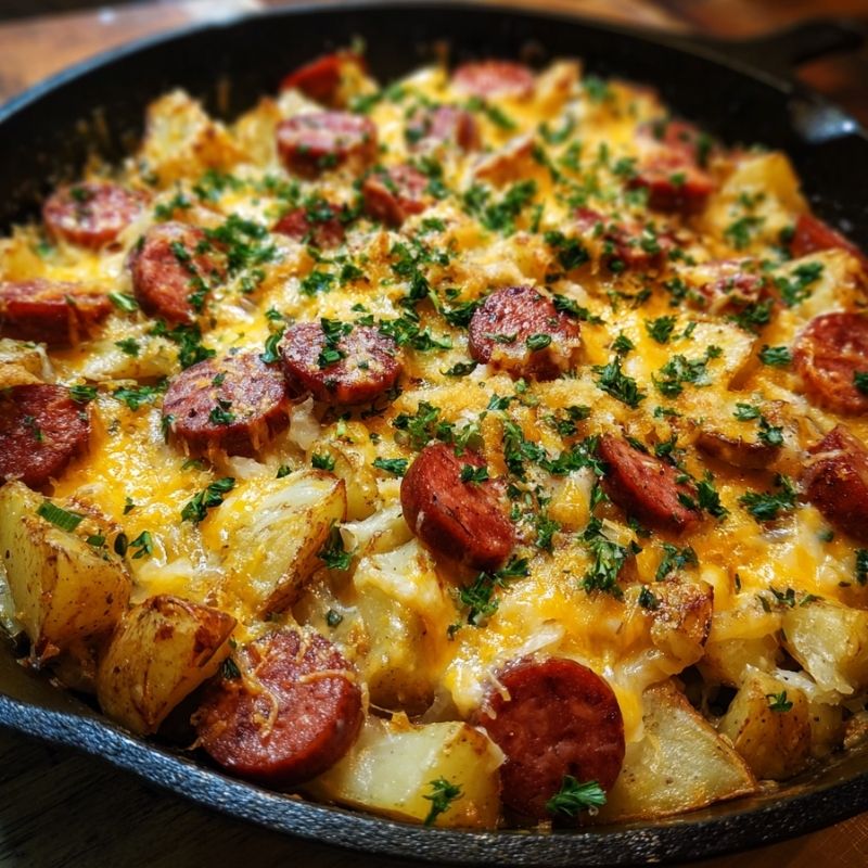 Best Cheesy Ranch Potatoes And Smoked Sausage - PP47 Thumb Best Cheesy Ranch Potatoes And Smoked Sausage