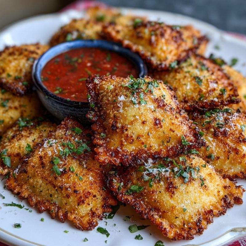 Mouthwatering Toasted Ravioli