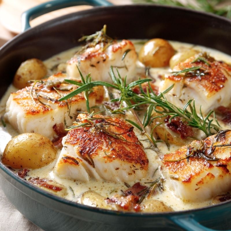 Fragrant Cod Potatoes in Rosemary Cream Sauce - PP55 Thumb Fragrant Cod Potatoes In Rosemary Cream Sauce