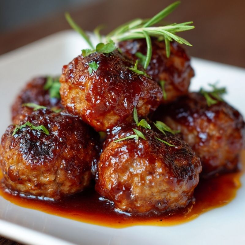 Savory BBQ Meatballs