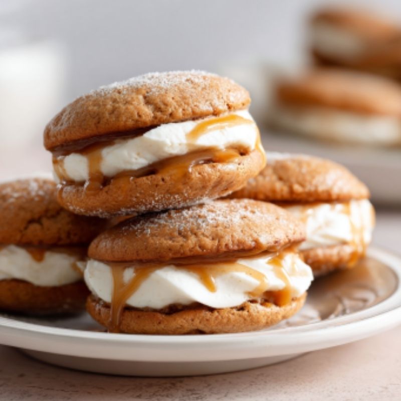Soft Apple Cider Whoopie Pies