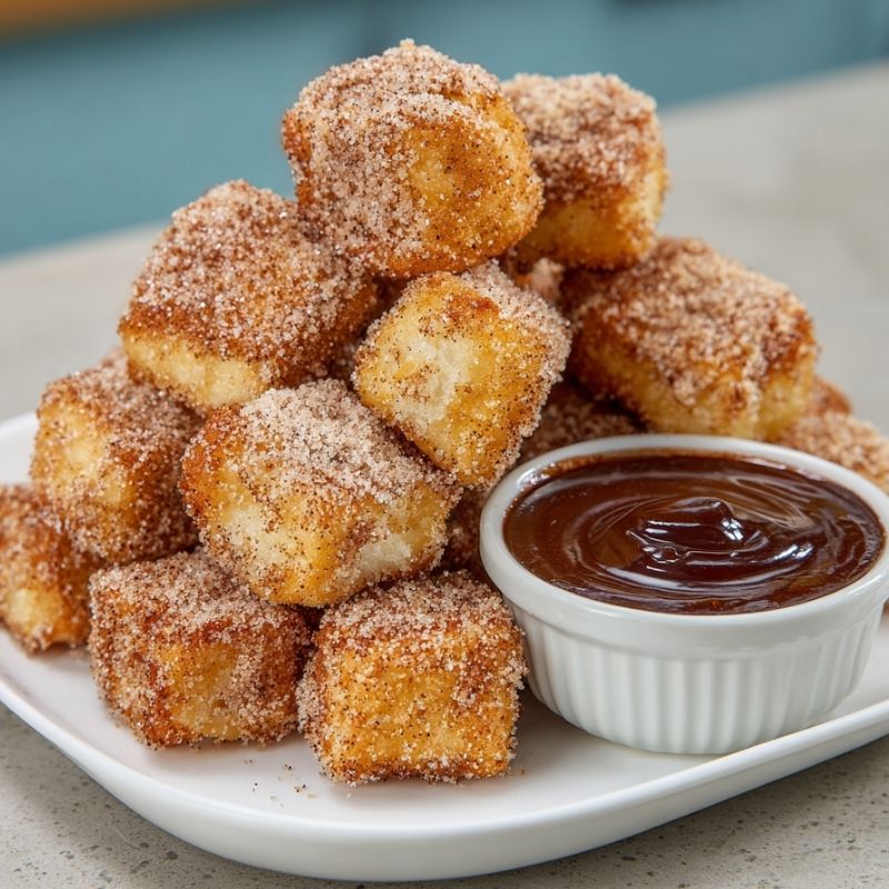 Quick Air Fryer Churro Bites
