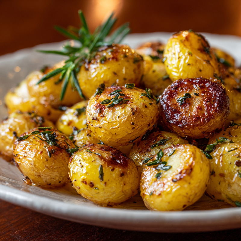 Savory Roasted Baby Potatoes