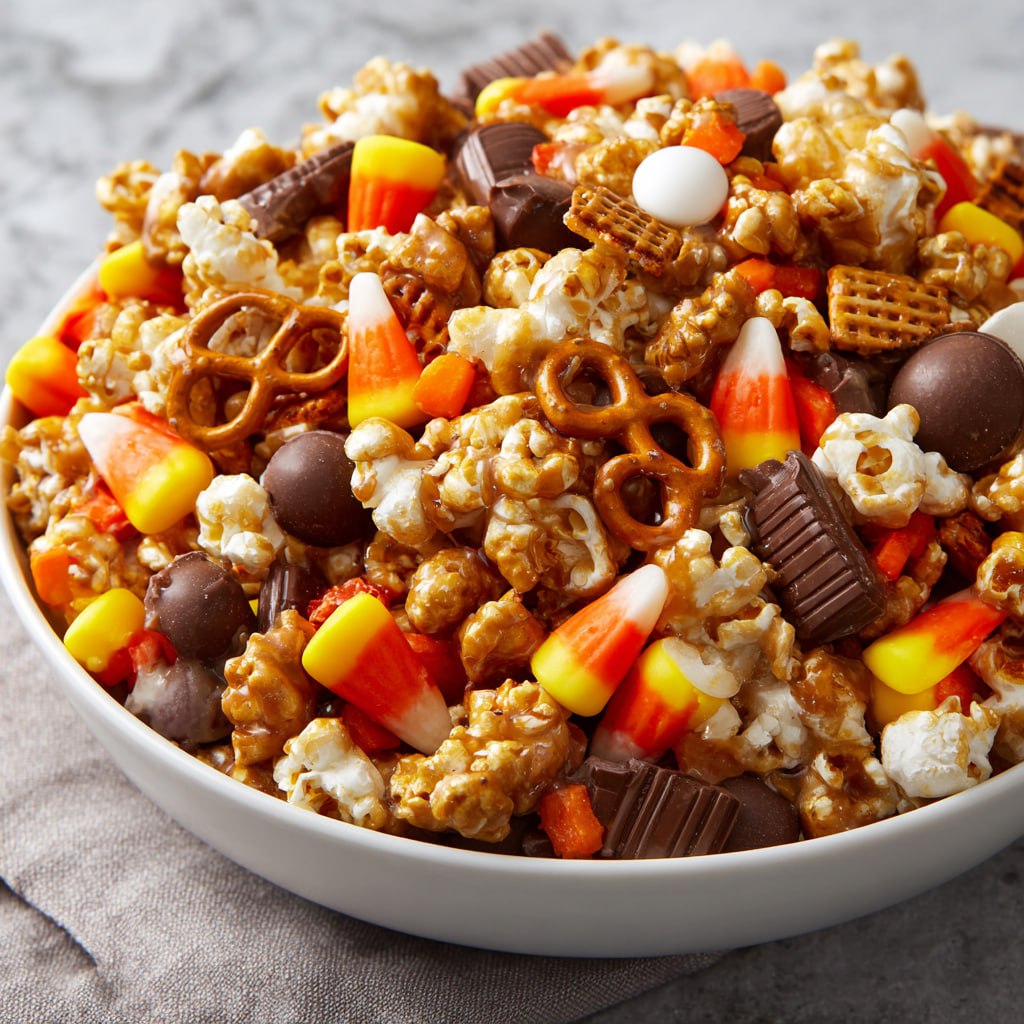 Colorful Scarecrow Crunch Snack Mix