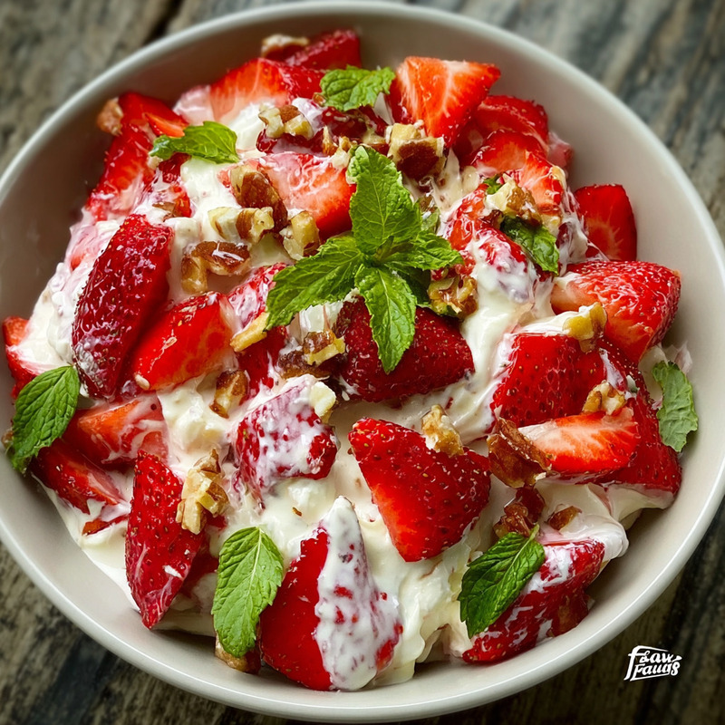 Refreshing Strawberry Crack Salad