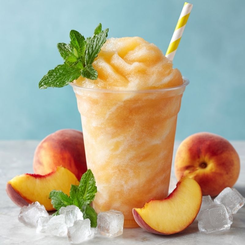 Summery Peach Slurpees