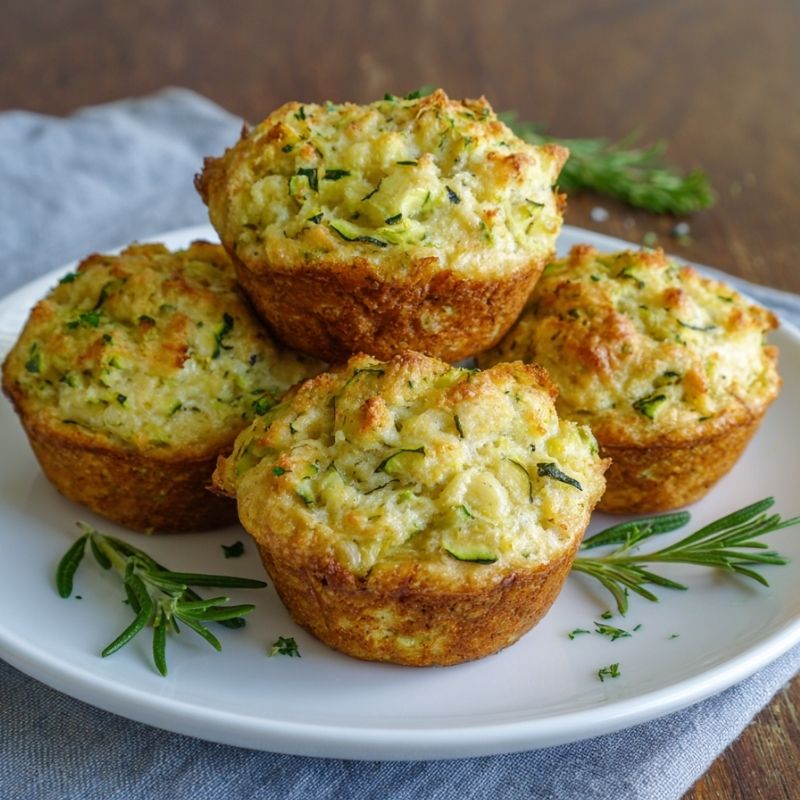 Wholesome Parmesan Zucchini Muffins