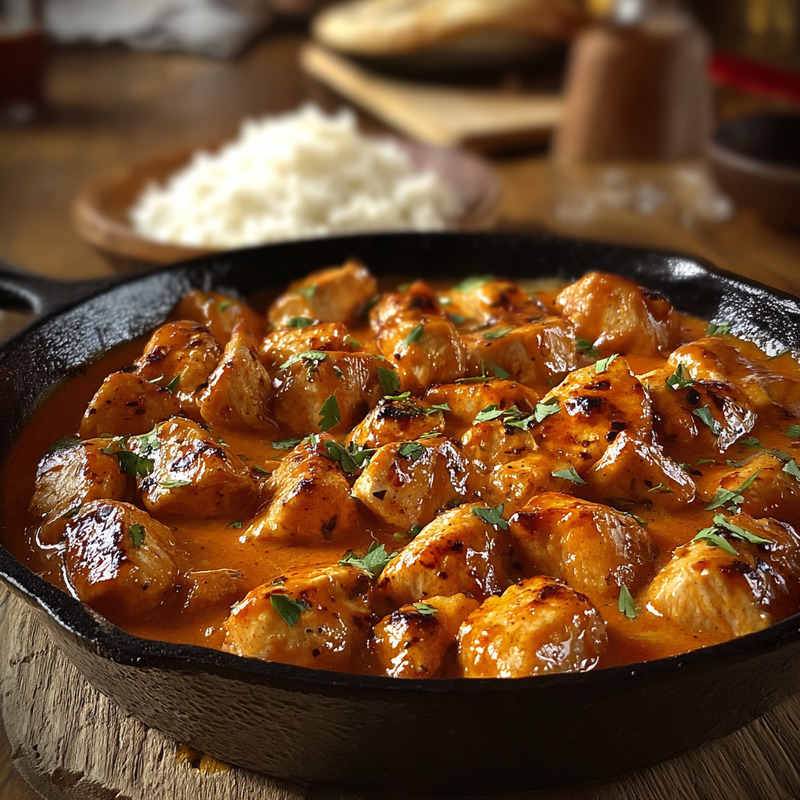 Tender Texas Roadhouse Butter Chicken Skillet