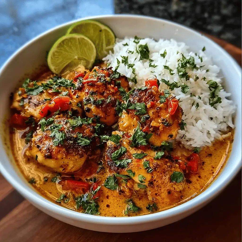Velvety Spicy Brazilian Coconut Chicken