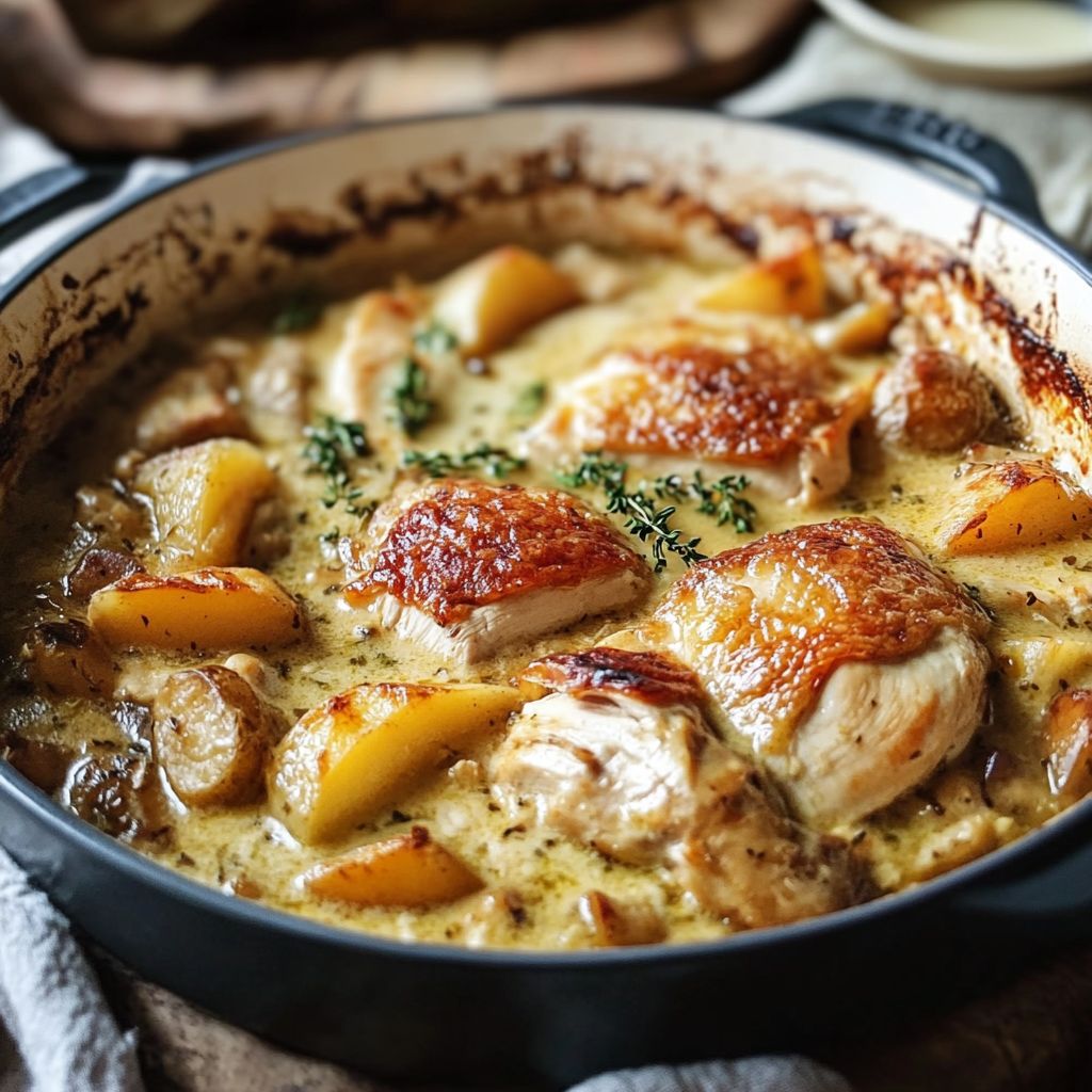 Traditional French Chicken Casserole