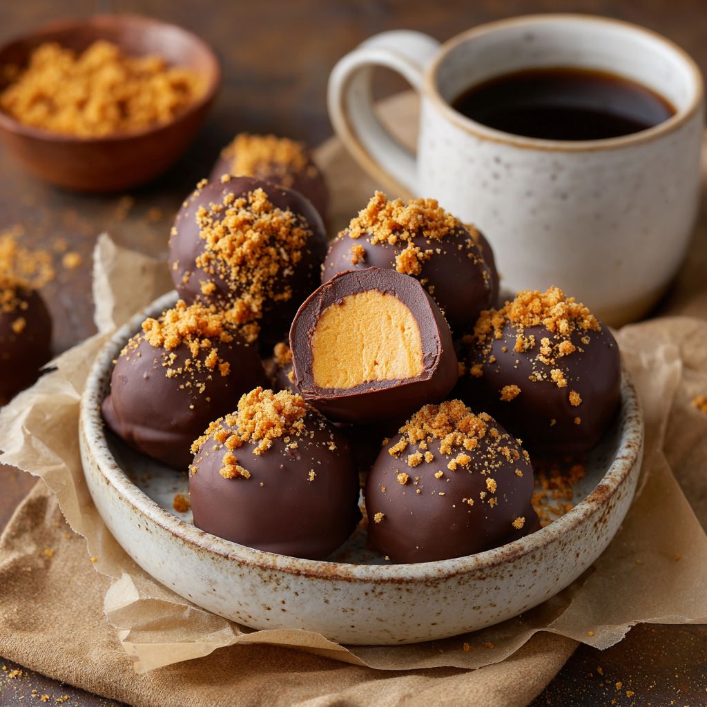 Dreamy Pumpkin Cheesecake Truffles