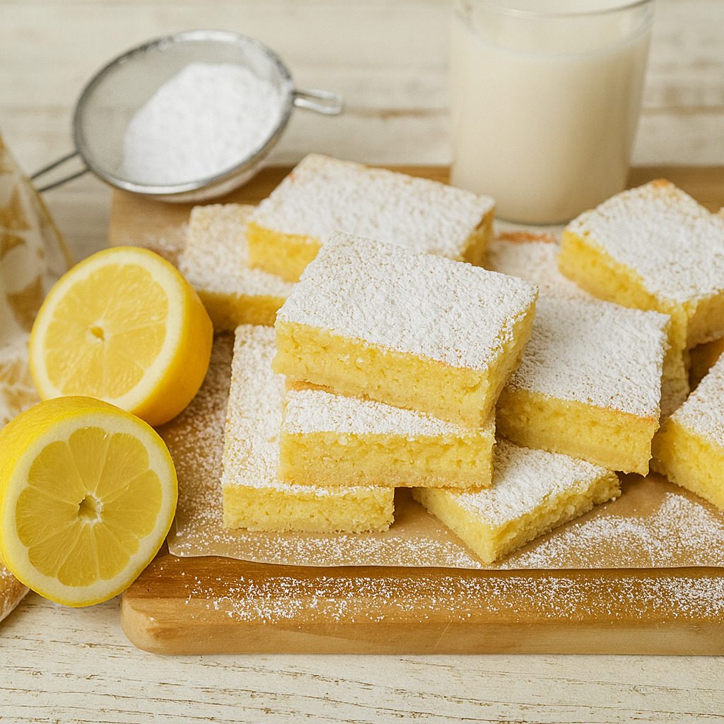Chewy Lemon Brownies