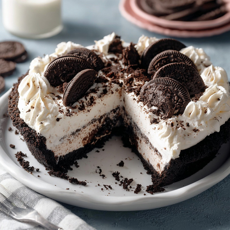 Indulgent No Bake Oreo Cream Pie - PP233 Thumb Indulgent No Bake Oreo Cream Pie