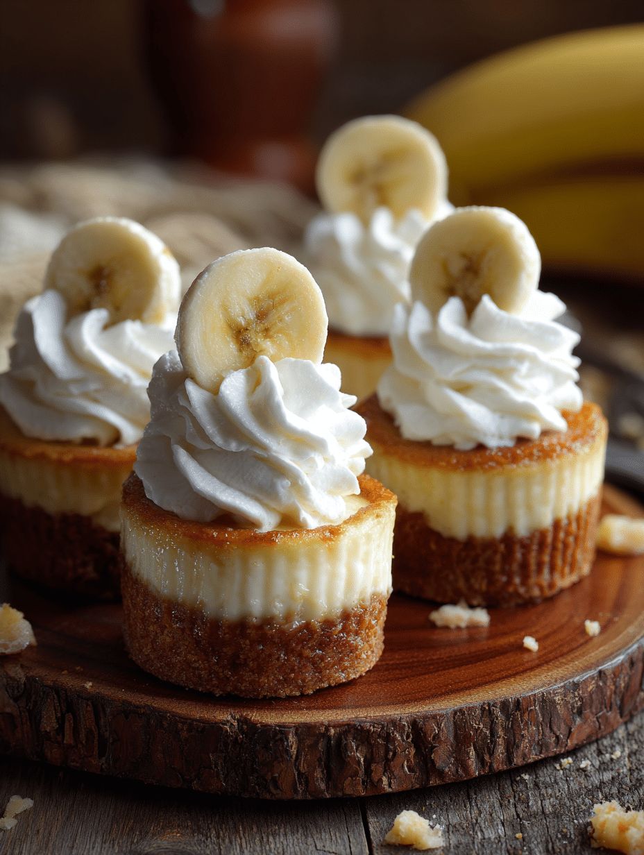 Heavenly Mini Banana Pudding Cheesecakes - PP276 Thumb Heavenly Mini Banana Pudding Cheesecakes