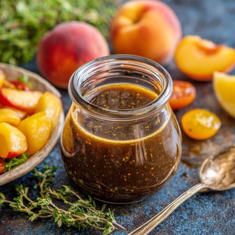 Tangy Peach Honey Dijon Balsamic Vinaigrette - PP66 Thumb Tangy Peach Honey Dijon Balsamic Vinaigrette