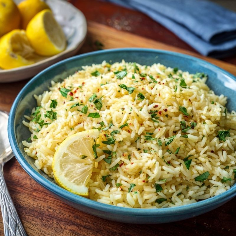 Flavorful Greek Lemon Rice - PP68 Thumb Flavorful Greek Lemon Rice