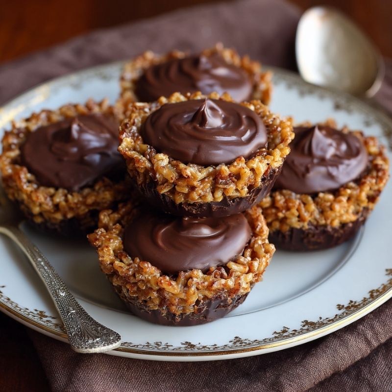 Crunchy Chocolate Peanut Butter Rice Krispie Cups - PP75 Thumb Crunchy Chocolate Peanut Butter Rice Krispie