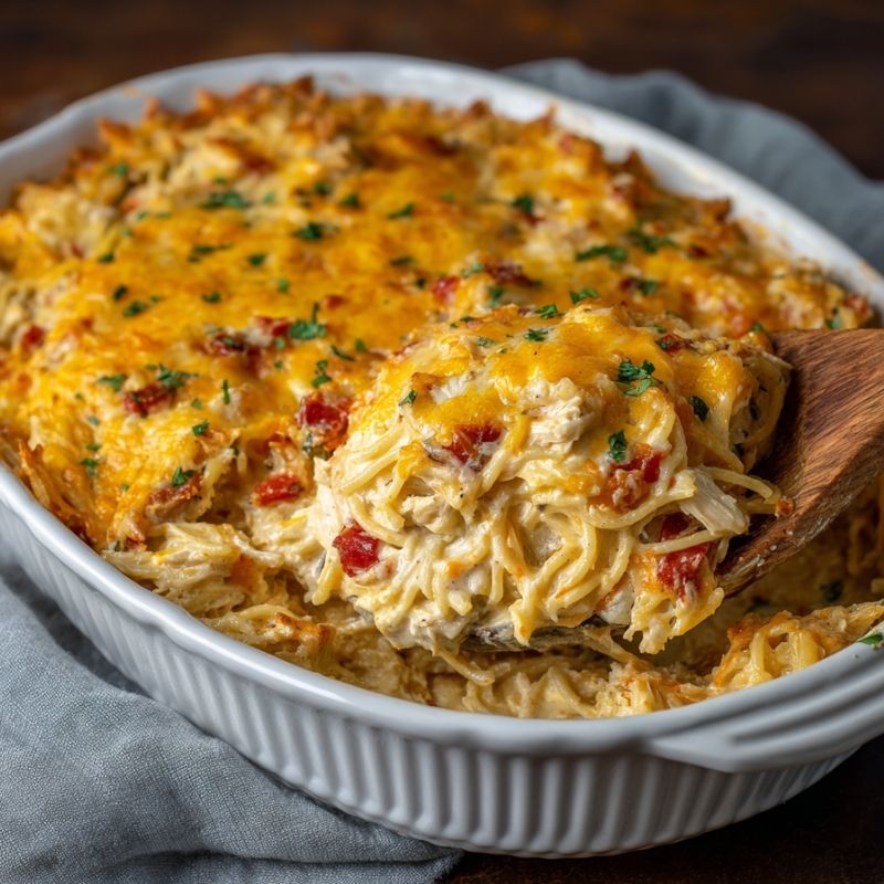 Ultimate Spicy Southern Cheesy Chicken Spaghetti Casserole - PP89 Thumb Ultimate Spicy Southern Cheesy Chicken Spaghetti Casserole