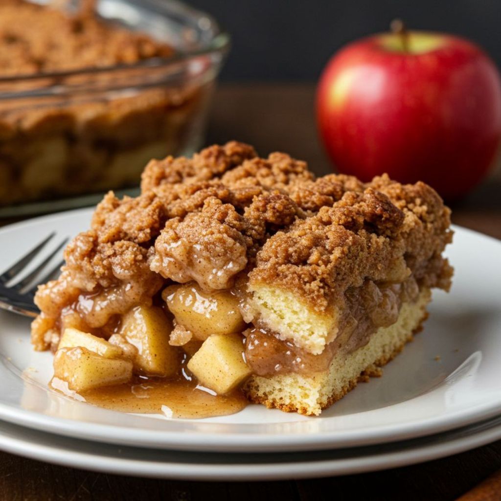 Cozy Apple Snickerdoodle Dump Cake