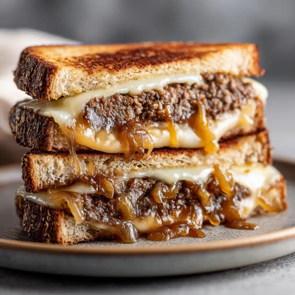 Mouthwatering Smashing Patty Melts With Signature Sauce