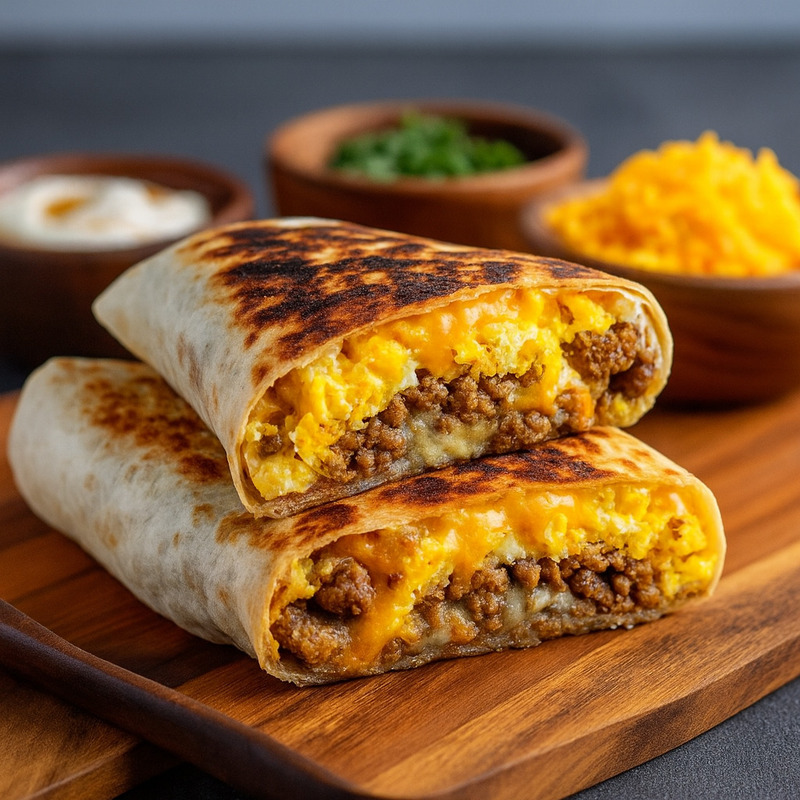 Ultimate Cheesy Sausage And Egg Wraps - PP289 Thumb Ultimate Cheesy Sausage And Egg Wraps