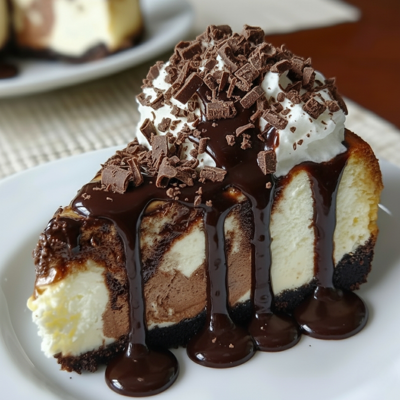 Decadent Brownie Sundae Cheesecake