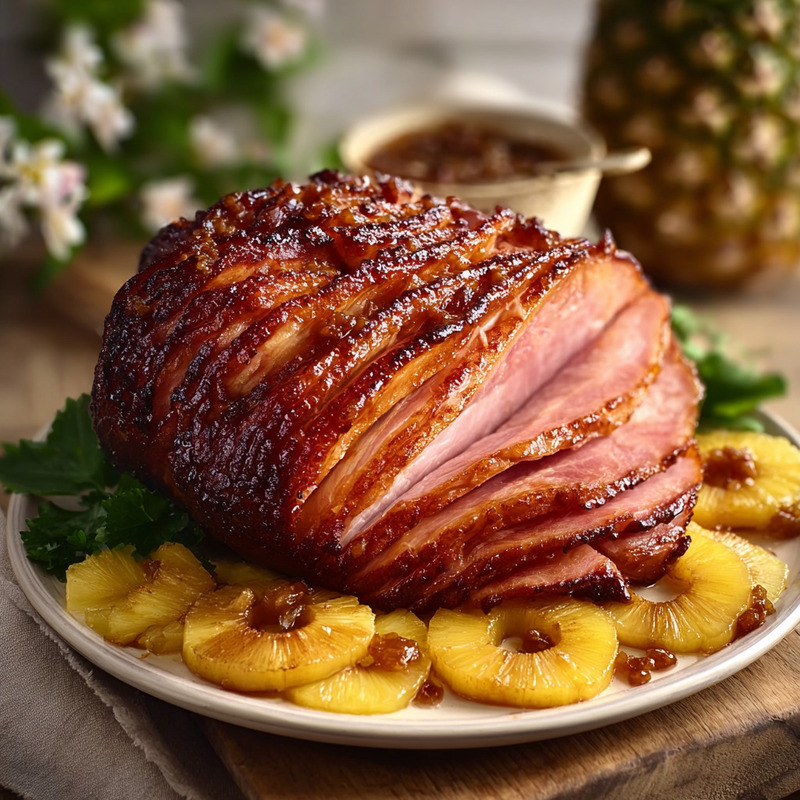 Glorious Pineapple Brown Sugar Glazed Ham - PP312 Thumb Glorious Pineapple Brown Sugar Glazed Ham