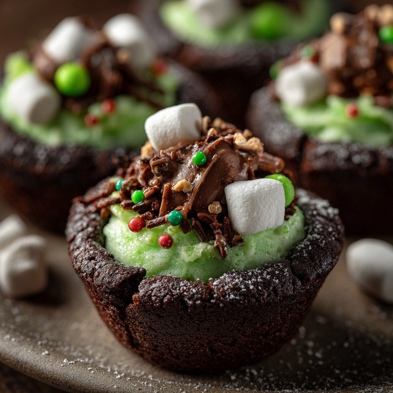 Festive Cauldron Cookie Cups