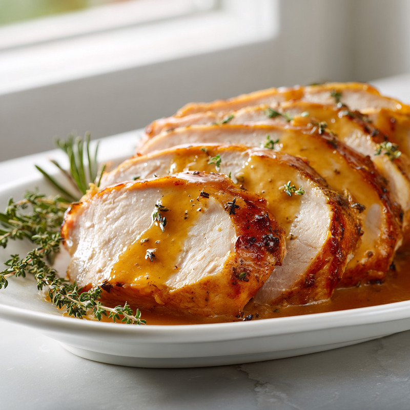 Flavorful Slow Cooker Amish Maple Turkey Breast - PP336 Thumb Flavorful Slow Cooker Amish Maple Turkey Breast
