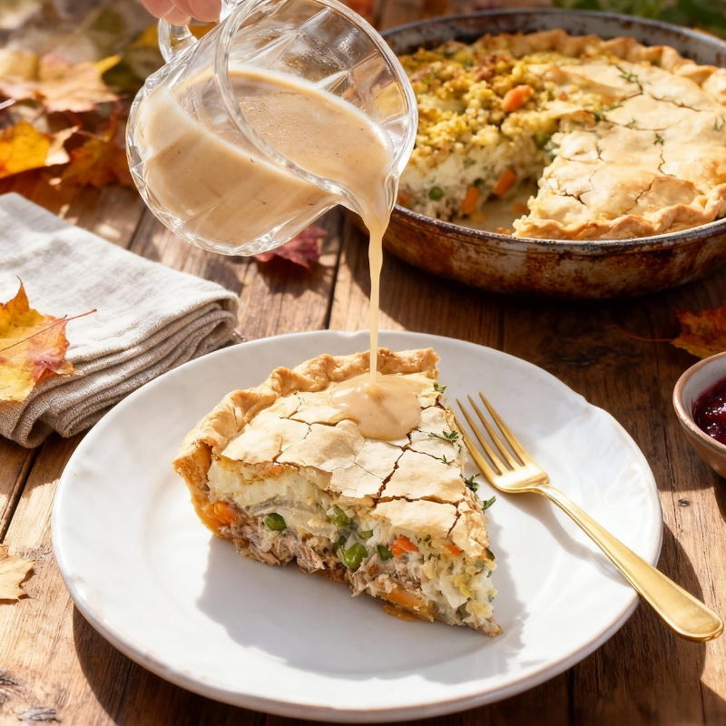 Comforting Leftover Turkey Pie for Thanksgiving - PP342 Thumb Comforting Leftover Turkey Pie For Thanksgiving