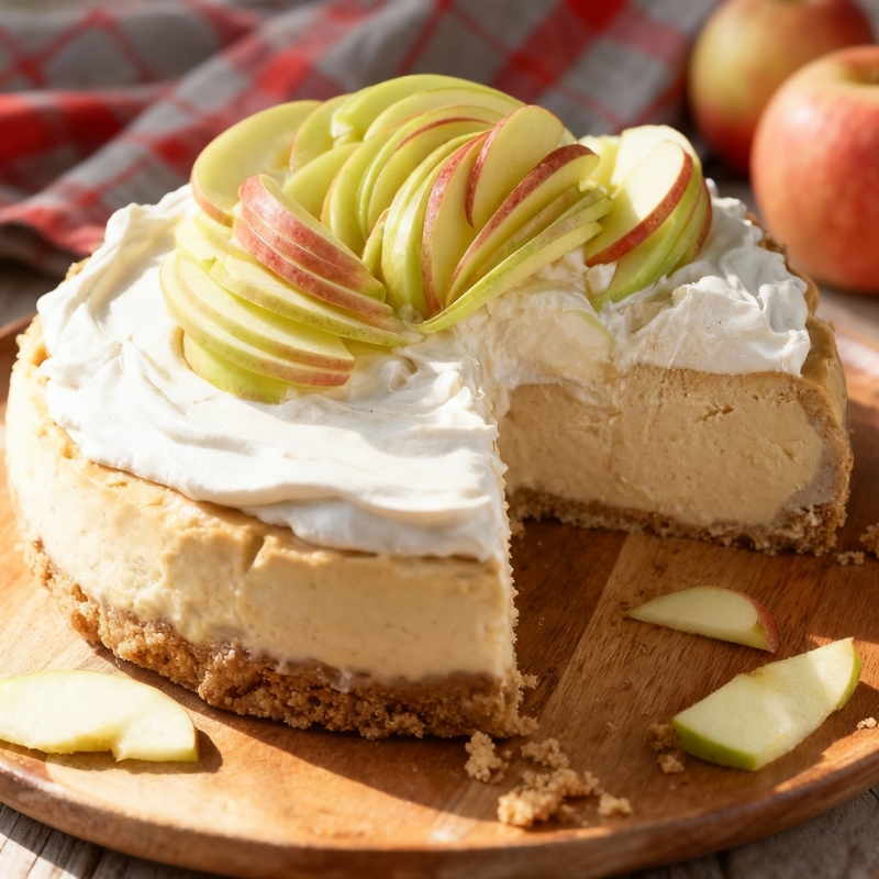 Decadent Apple Cider Cheesecake