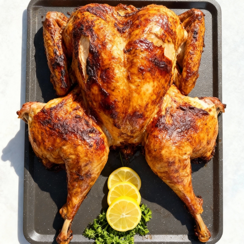 Smoky Traeger Spatchcock Turkey