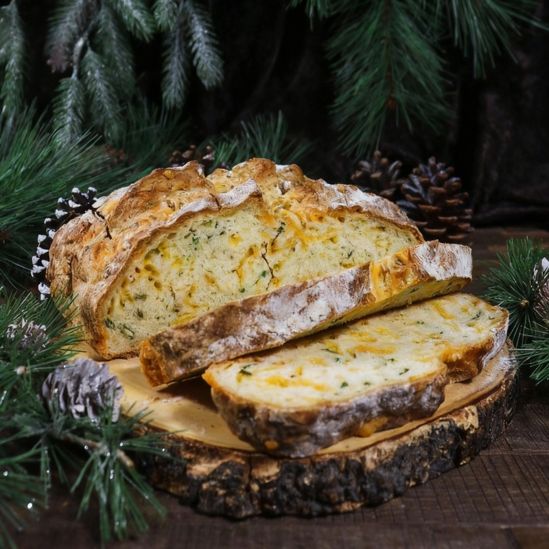 Savory Cheddar And Herb Soda Bread