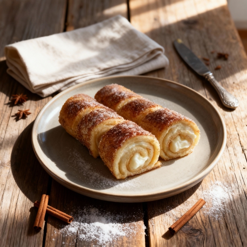 Creamy Cinnamon Sugar Cream Cheese Rolls