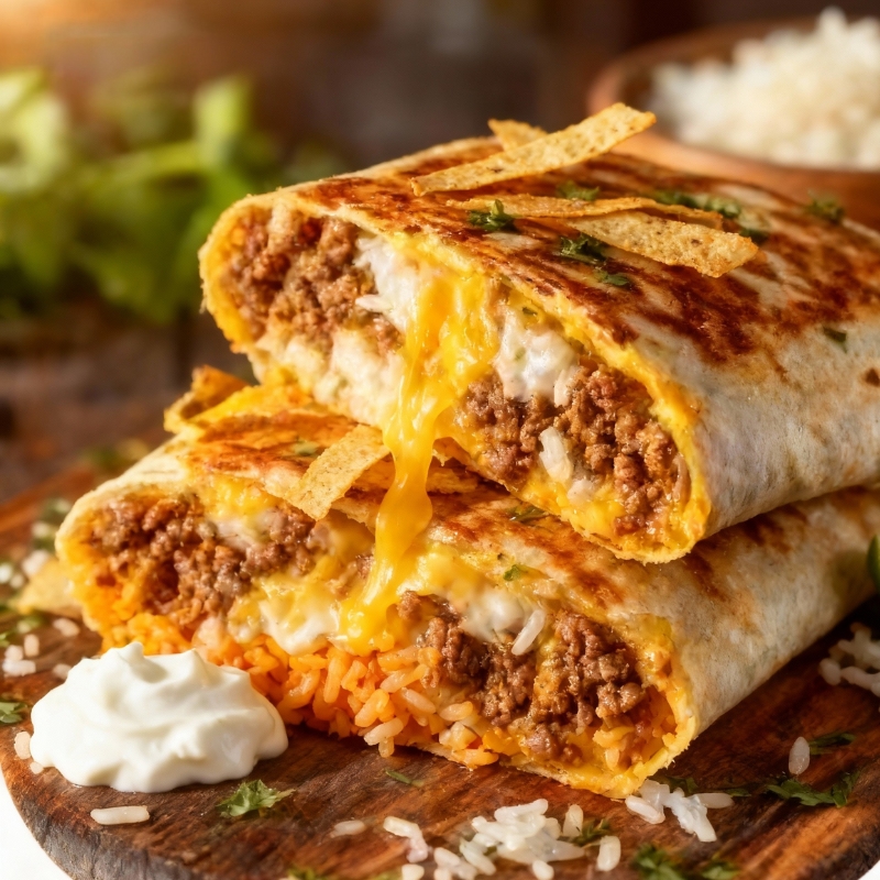 Loaded Grilled Cheese Burrito - PP363 Thumb Loaded Grilled Cheese Burrito