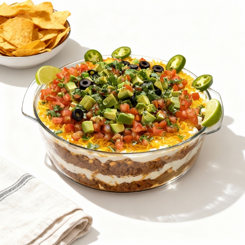 Crowd-Pleasing Seven Layer Taco Dip