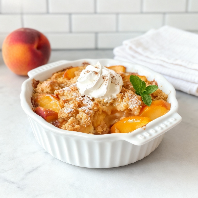 Comforting Tennessee Peach Pudding