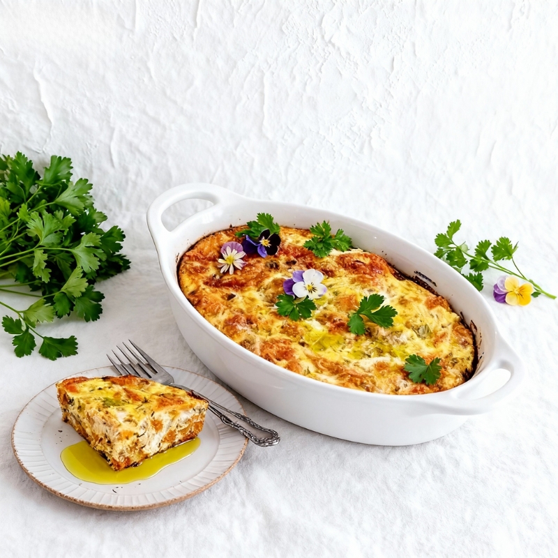 Wholesome Sweet Potato Egg Casserole
