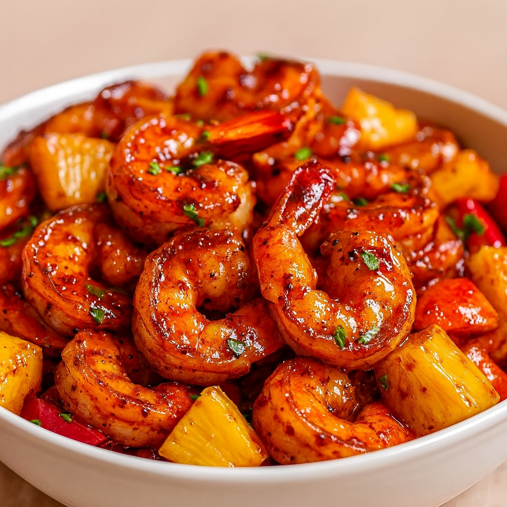 Glazed Sweet Chili Pineapple Shrimp - PP397 Thumb Glazed Sweet Chili Pineapple Shrimp