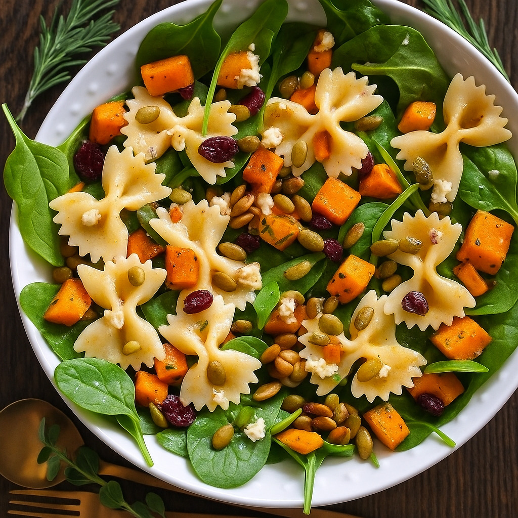 Flavorful Fall Salad With Maple Lime Dressing