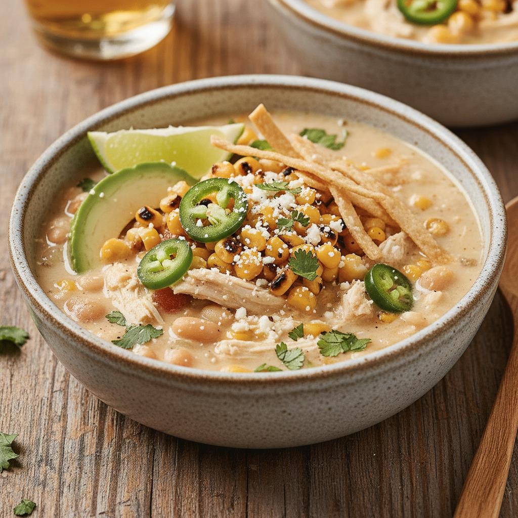 Wholesome Mexican Street Corn White Chicken Chili - PP406 Thumb Wholesome Mexican Street Corn White Chicken Chili