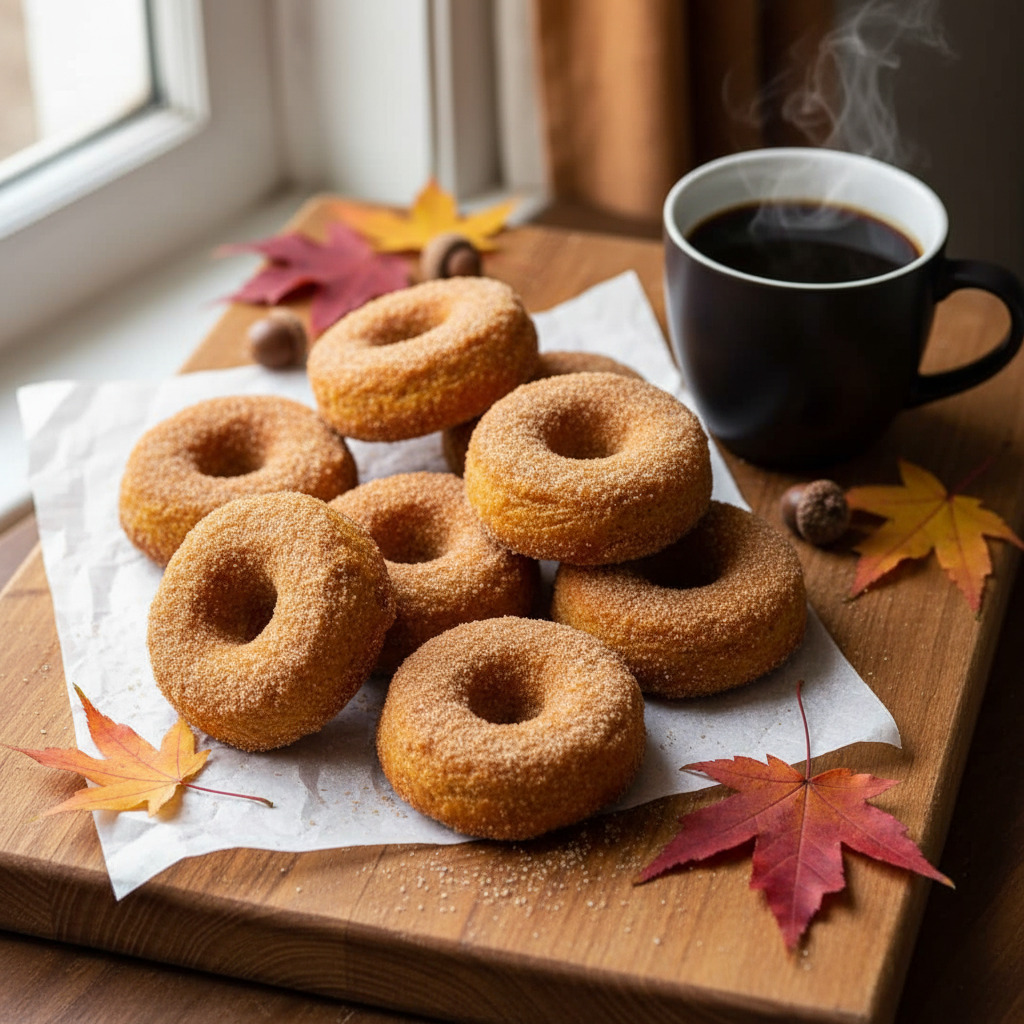 Autumn Inspired Gluten Free Pumpkin Donuts - PP407 Thumb Autumn Inspired Gluten Free Pumpkin Donuts