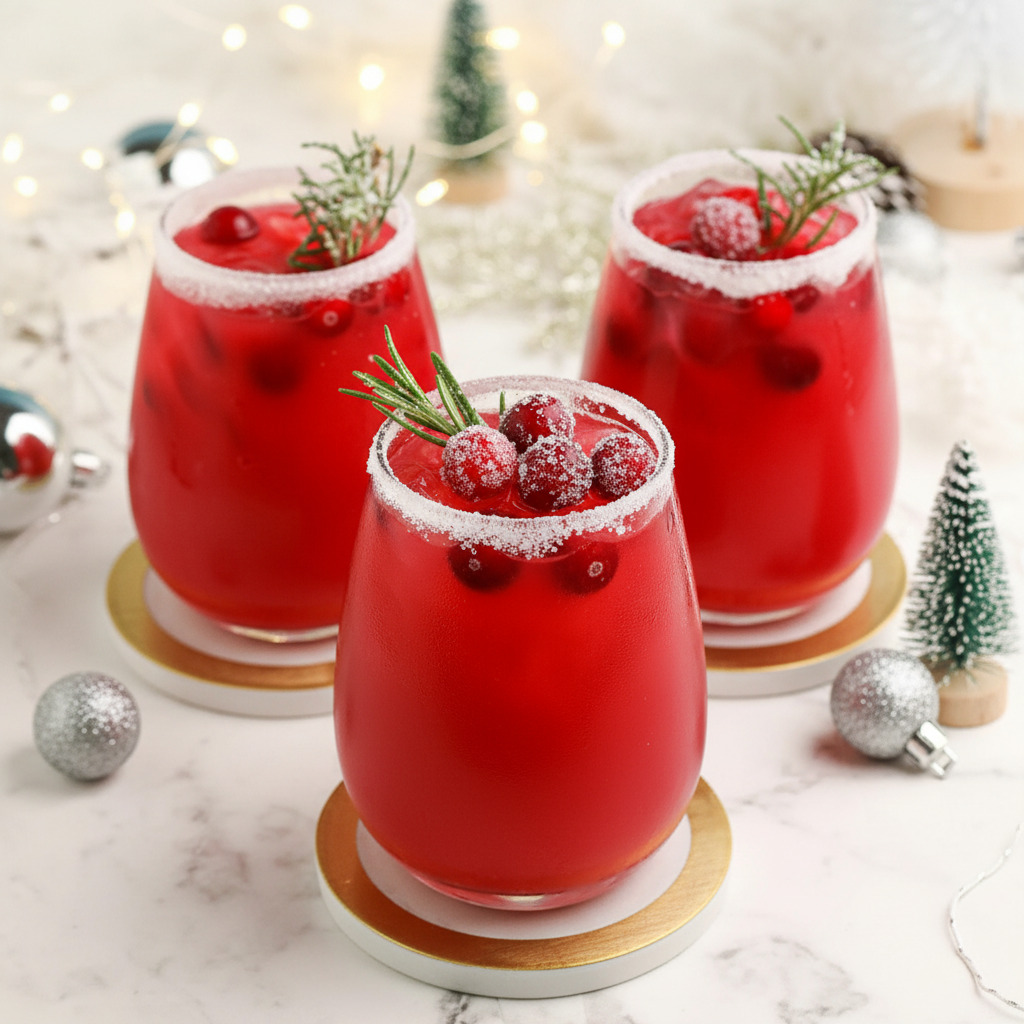 Refreshing Christmas Mistletoe Margarita