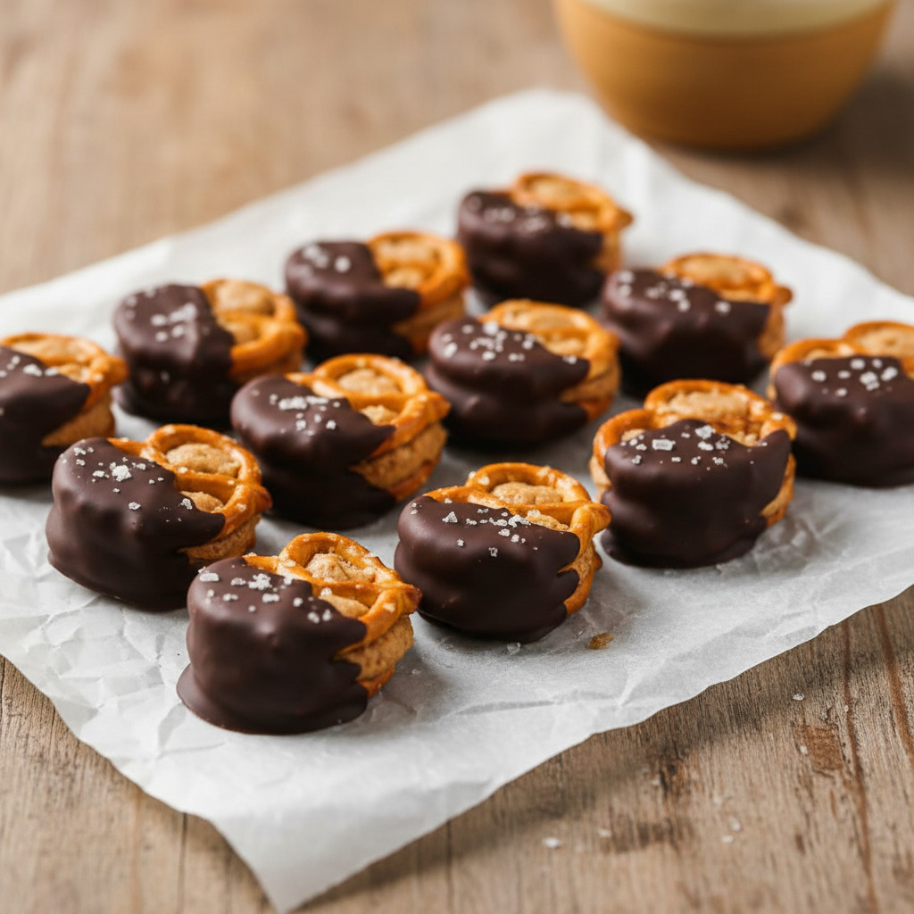 Decadent Peanut Butter Pretzel Bites