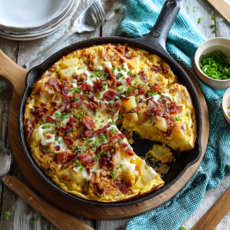 Irresistible Chocolate Peanut Butter Swirl Cookies - PP437 Thumb Loaded Bacon Potato Frittata 1